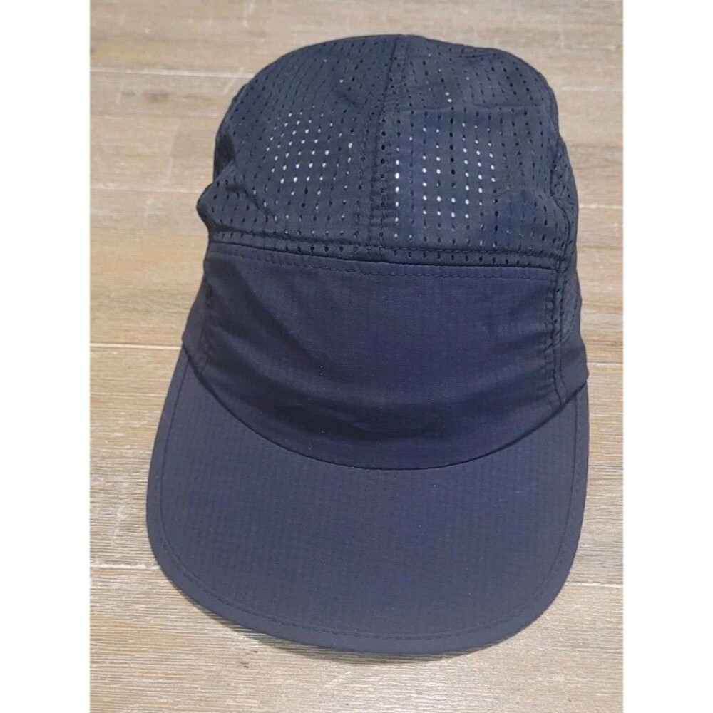 Brooks Running Propel Mesh Black Hat 5 Panel Cap Adjustable Yoga Tennis Golf